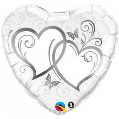Q Entwined Hearts Silver