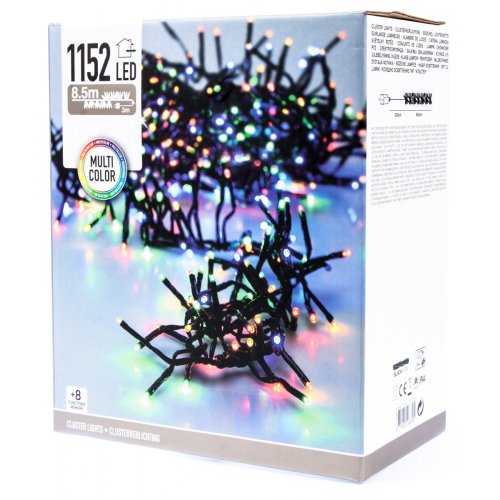 Svetelná reťaz 1152 LED farebné svetlo