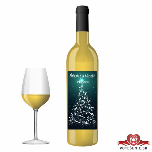 Vianočné darčekové víno, motív V031 - Vianočné darčekové víno