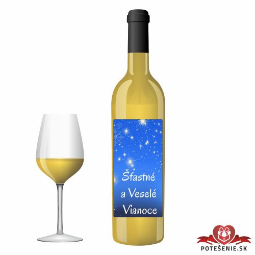 Vianočné darčekové víno, motív V040 - Vianočné darčekové víno