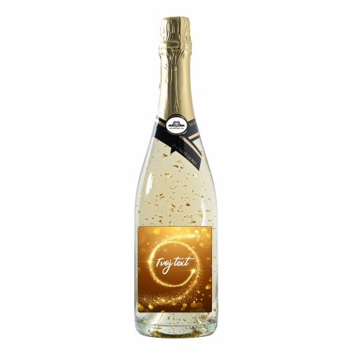 Vianočné šumivé víno so zlatom VZ035 - Šumivé víno so zlatom