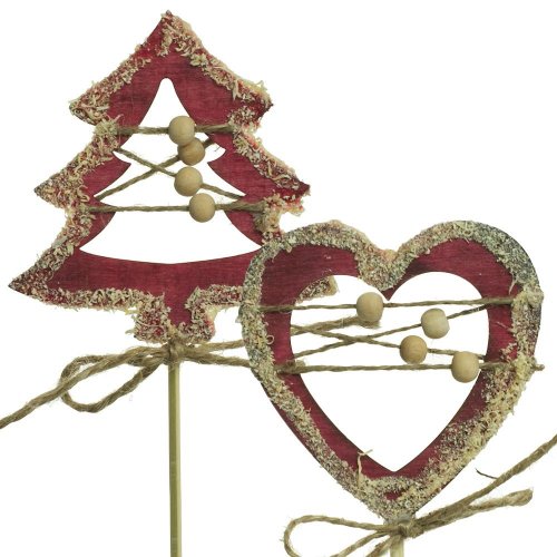 Zápich srdce/strom 29cm