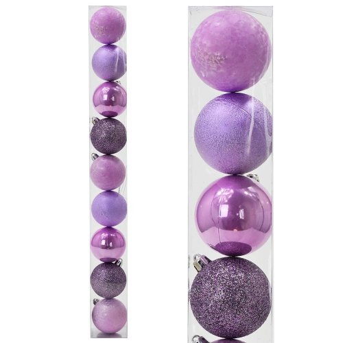 Gule vianočné 6cm 9ks