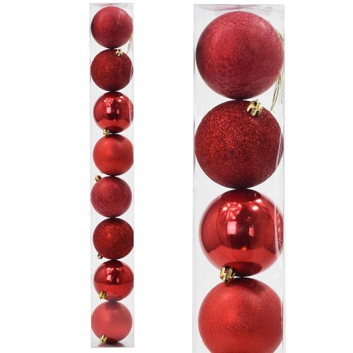 Gule vianočné 8cm 8ks