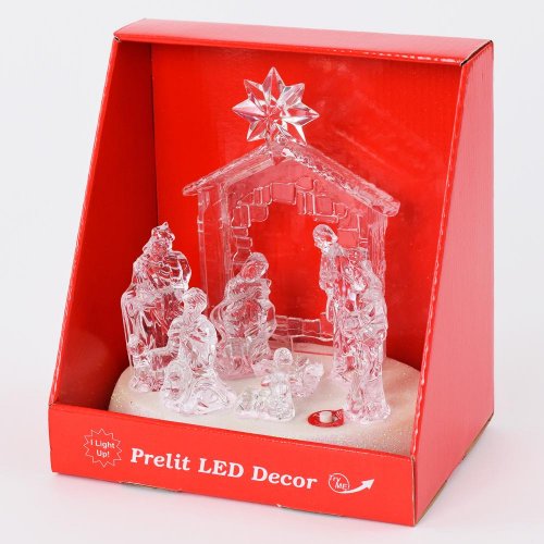 Kupola betlehem LED hrajúci 20cm