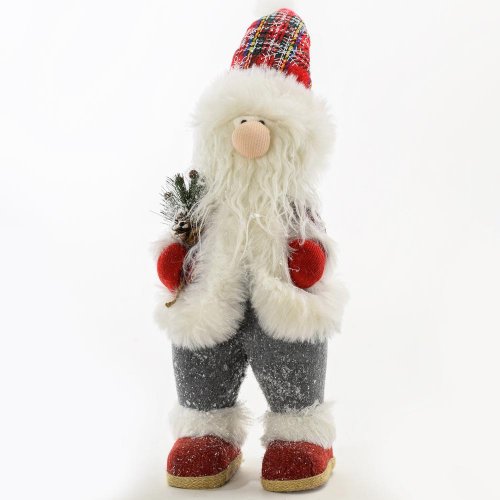 Polystyrén santa kožuš . +vetvička 15x15x39cm