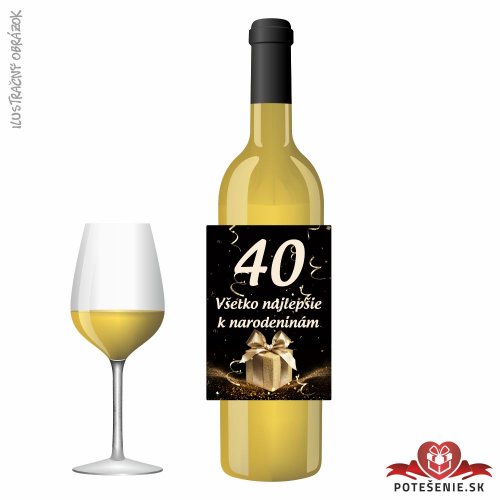 Narodeninové víno, číslo 40, motív 103