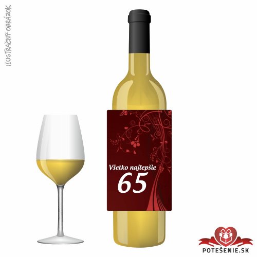 Narodeninové víno, číslo 65, motív 164
