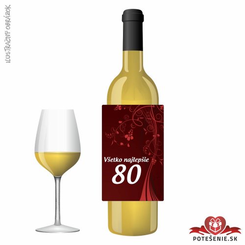 Narodeninové víno, číslo 80, motív 205