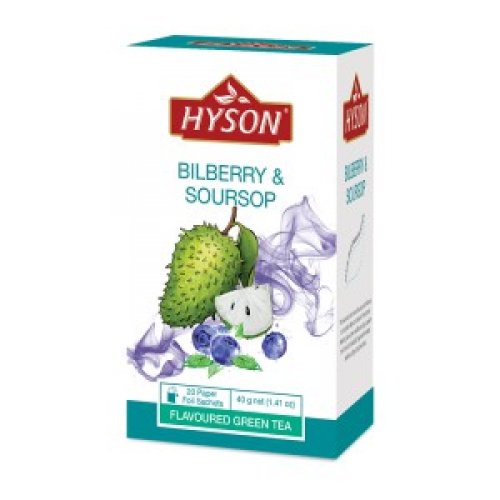 Hyson Bilberry&Soursop 40g (20 porcií x 2g) - Čaje HYSON