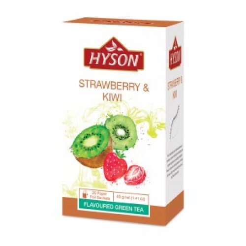 Hyson Jahoda & Kiwi 40g (20 porcií x 2g) - Čaje HYSON