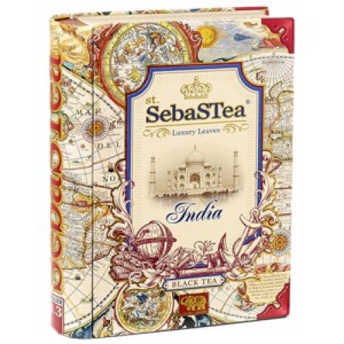 Čaj SebaSTea kniha 100g India