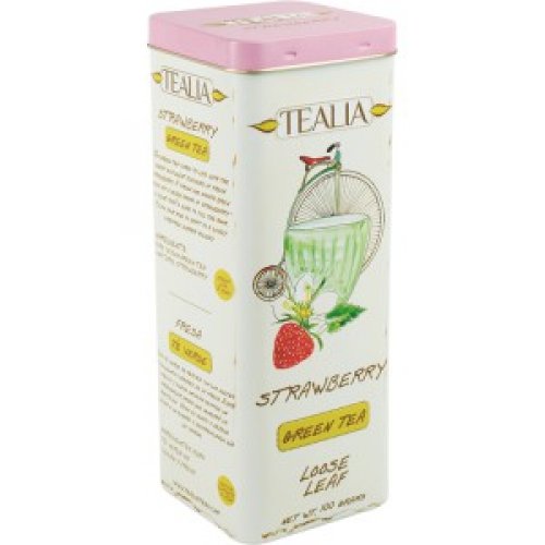 Tealia Strawberry 100g - Čaje TEALIA