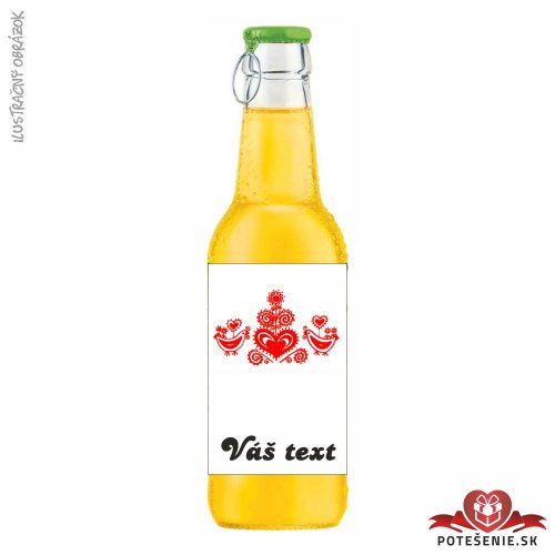 Svadobný ovocný nápoj pre hostí, motív S043 - Svadobný ovocný nápoj