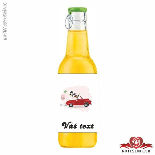 Svadobný ovocný nápoj pre hostí, motív S112 - Svadobný ovocný nápoj