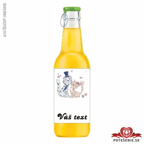 Svadobný ovocný nápoj pre hostí, motív S134 - Svadobný ovocný nápoj