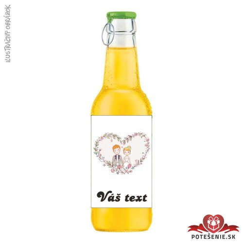Svadobný ovocný nápoj pre hostí, motív S139 - Svadobný ovocný nápoj