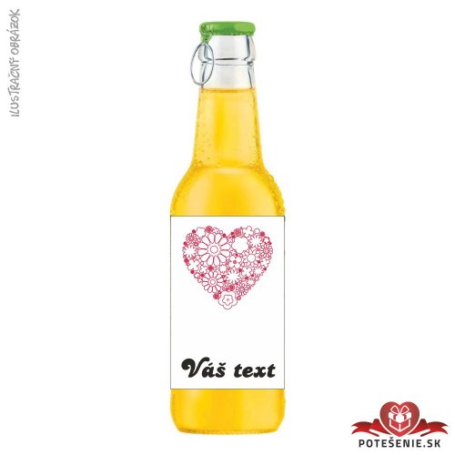 Svadobný ovocný nápoj pre hostí, motív S146 - Svadobný ovocný nápoj