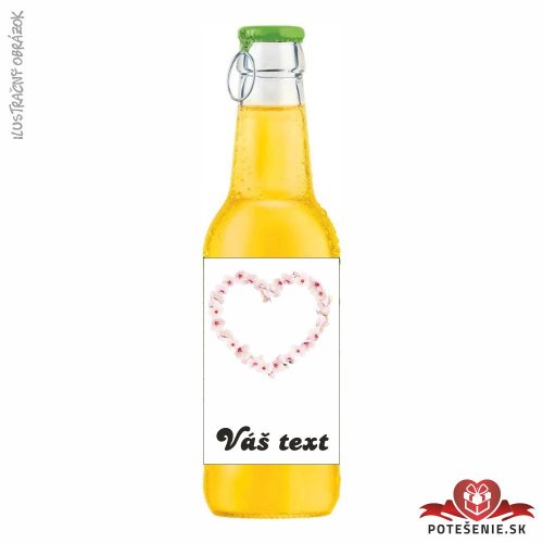 Svadobný ovocný nápoj pre hostí, motív S155 - Svadobný ovocný nápoj