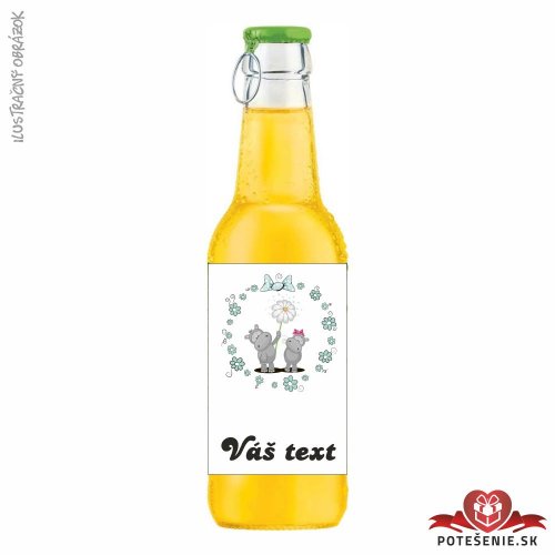 Svadobný ovocný nápoj pre hostí, motív S167 - Svadobný ovocný nápoj