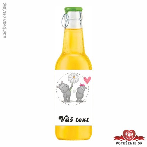 Svadobný ovocný nápoj pre hostí, motív S177 - Svadobný ovocný nápoj