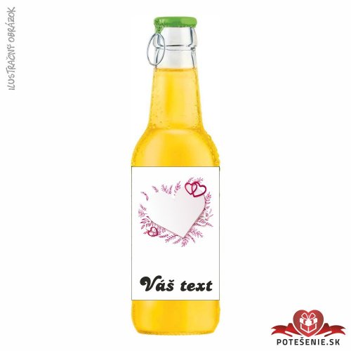 Svadobný ovocný nápoj pre hostí, motív S193 - Svadobný ovocný nápoj