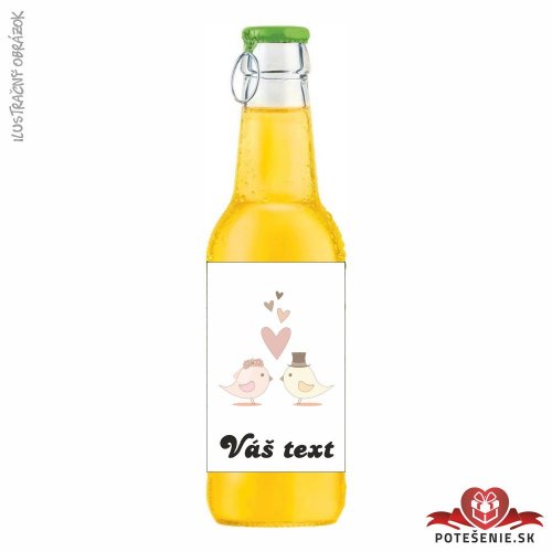 Svadobný ovocný nápoj pre hostí, motív S229 - Svadobný ovocný nápoj