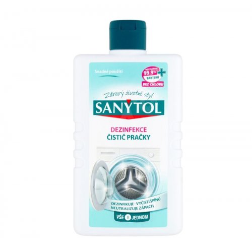 SANYTOL Dezinfekcia čistič práčky 250 ml - SANYTOL
