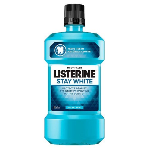 Listerine Stay White Arctic Mint ústna voda 500 ml