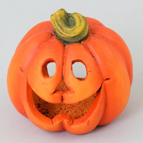 Tekvica LED 8,8 x 8,3 x 8,3 cm keramika