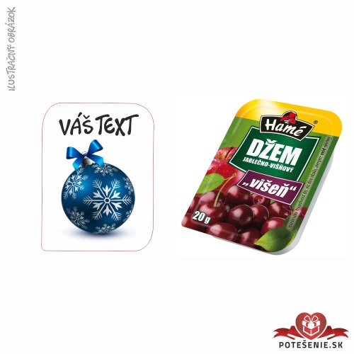 Vianočný džem pre hostí, motív V016 - Vianočný džem