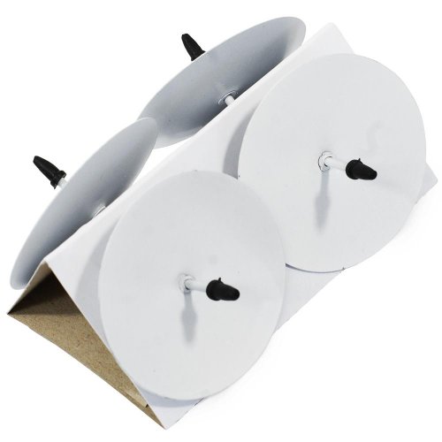 Bodce 5,3cm biele matné