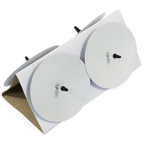 Bodce 7 cm biele matt