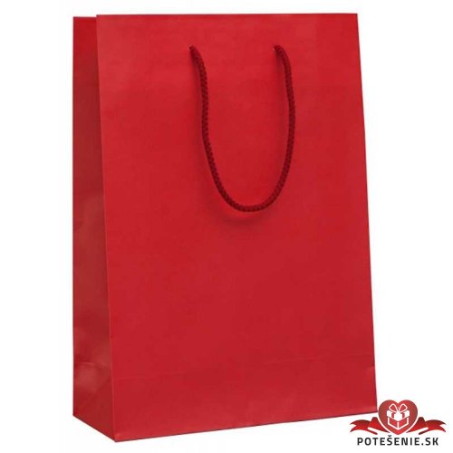 Darčeková taška  červená M