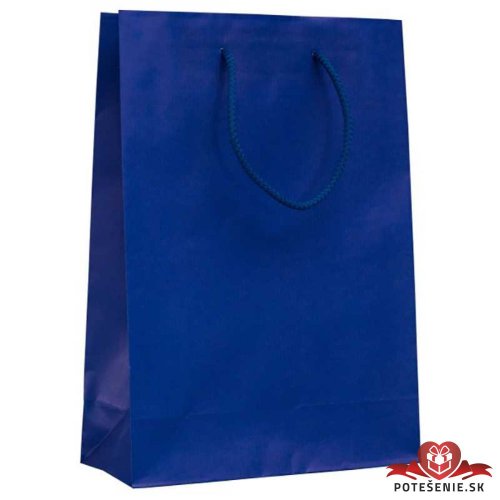 Darčeková taška  modrá M