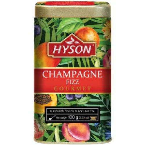 HYSON zelený čaj - CHAMPAGNE FIZZ plech 100g - Čaje HYSON