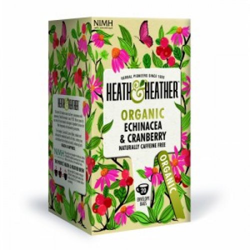 H&H BIO Echinacea a Brusnica 40g - Čaje Heath & Heather