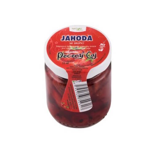 Jahoda s vanilkou 60ml - Pečený čaj 60 ml