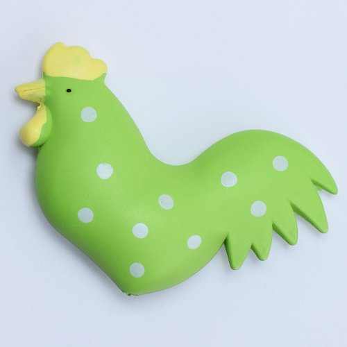 Kohút plastový zelený 10x6,5 cm