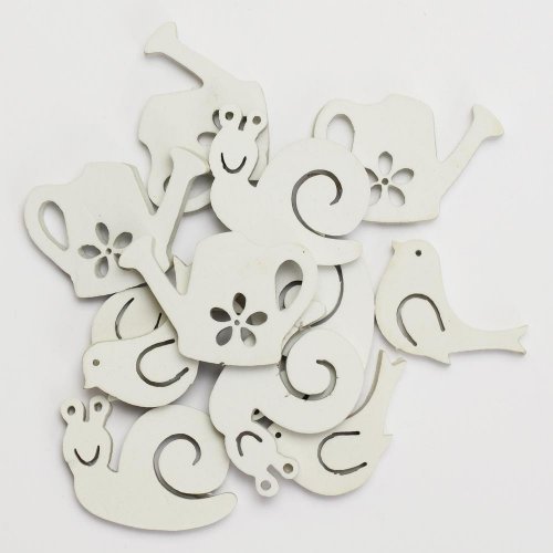 Slimák / vták / krhla 5/4,2/4,7cm biela