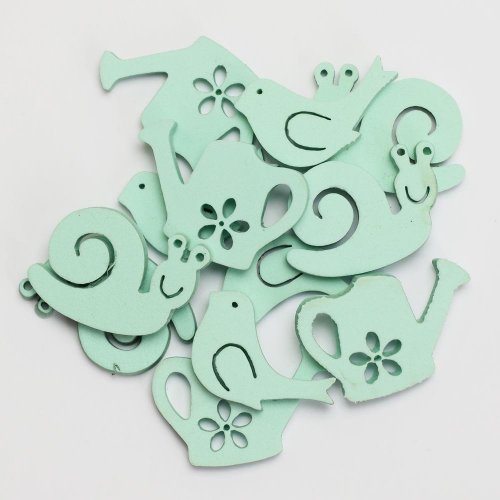 Slimák / vták / krhla 5/4,2/4,7cm bledá modrá