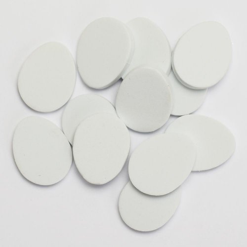 Vajíčka 3,2cm biele - Veľkonočné ozdoby