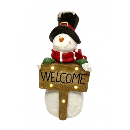 Snehuliak svietiaci   - Svetelné dekorácie