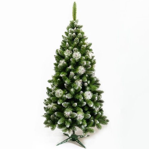 Vian strom biely gh12 s chocholcami 120cm - Vianočné stromčeky