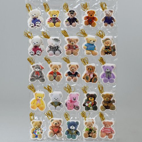 Menovky na darčeky medvedíky set