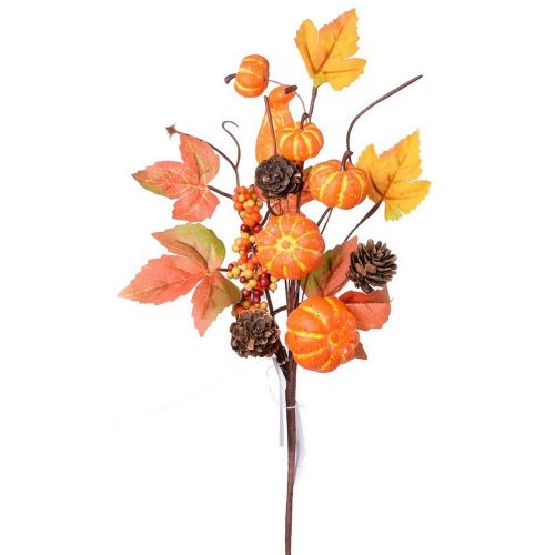 Zápich jeseň tekvice l:36cm - Jesenné dekorácie