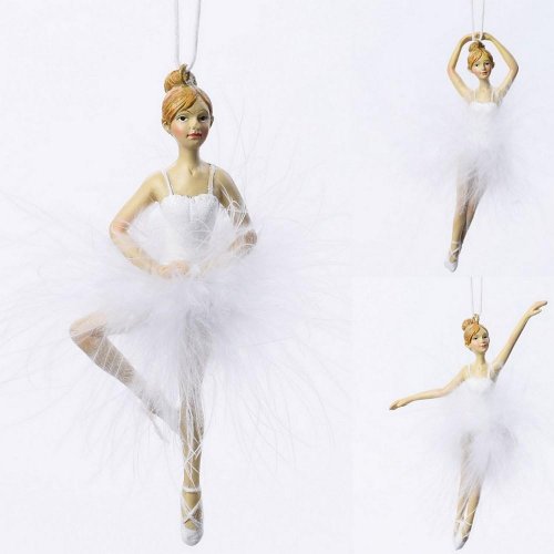 Balerína záves biela  mix 3 5*1.5*13