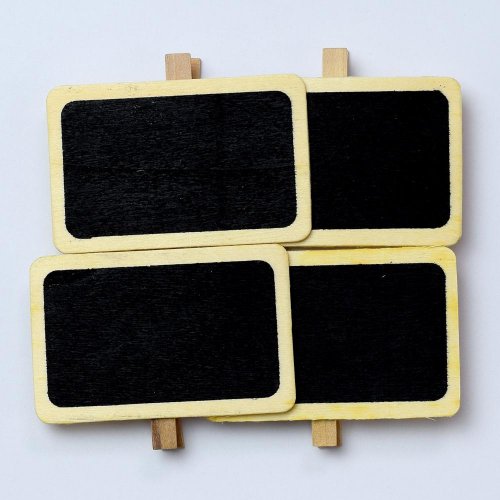 Tabuľa na klipe s/4 7x4,8cm - Vianočné dekorácie a ozdoby