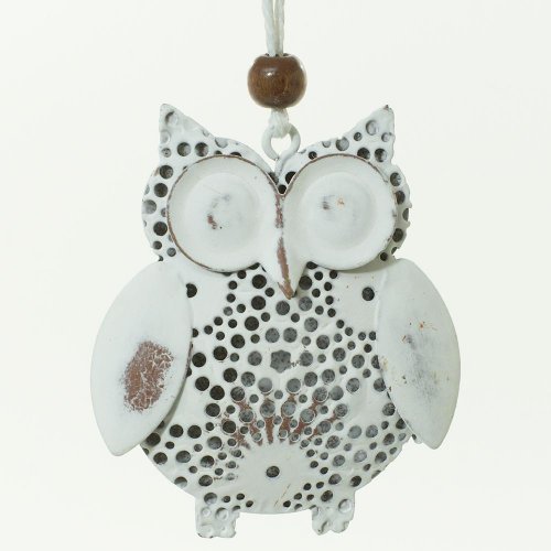 Záves sova biel/zlatá mix  super cena