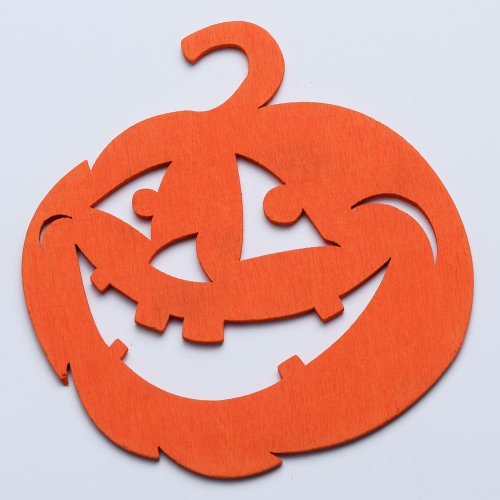 Výrez tekvice s/6 10cm oranž
